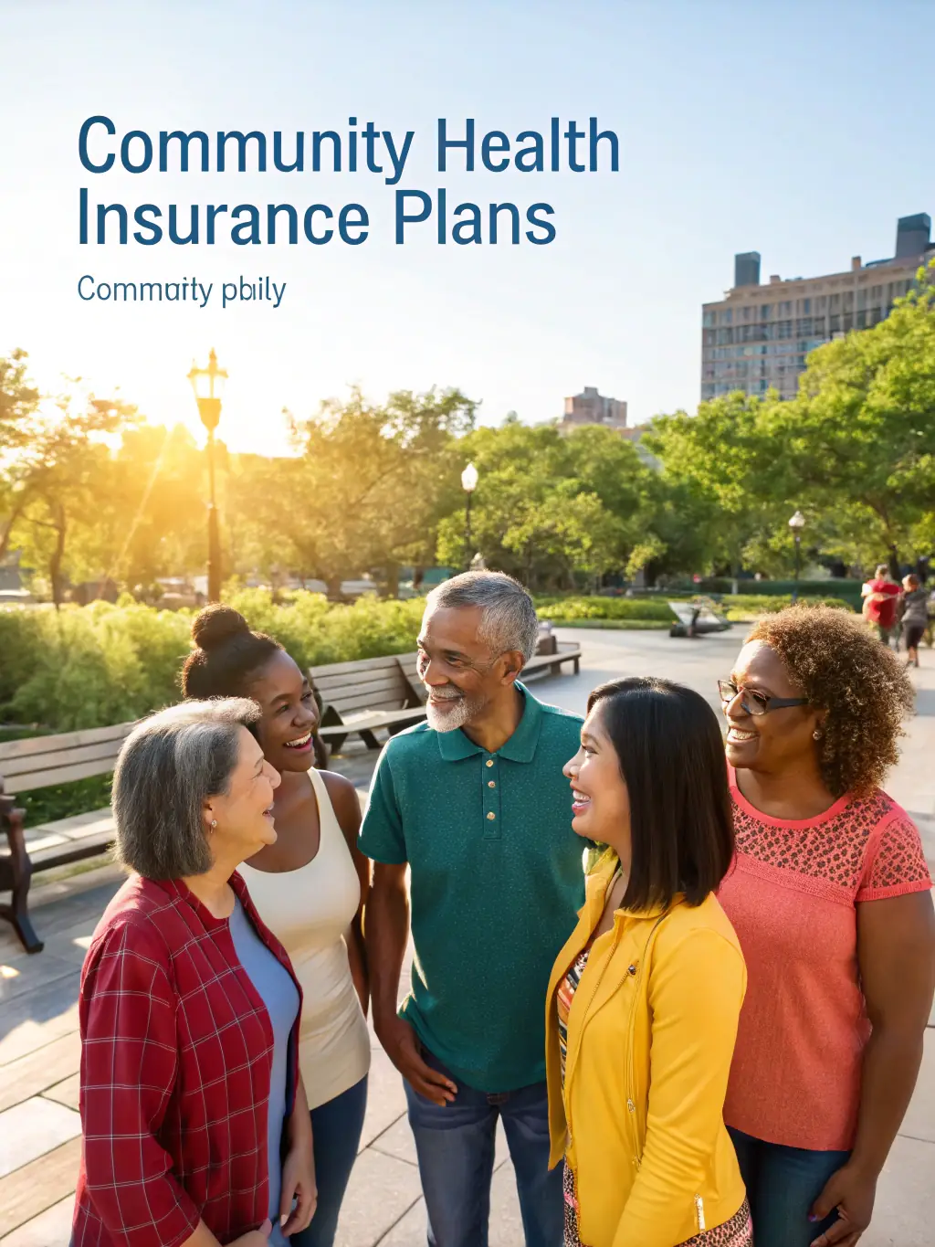 A diverse group of seniors smiling and confidently holding their insurance cards, representing the peace of mind gained through Integrity Medicare's services.